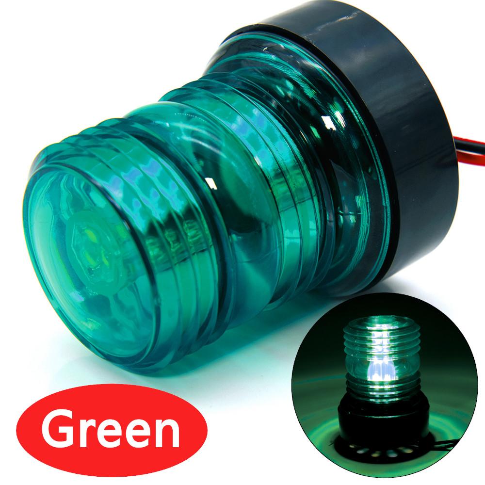 Waterproof LED Navigation Light Boat Stern Anchor Light All Around 360 Degree White Light for Marine Yacht Boat Acceessories 12V