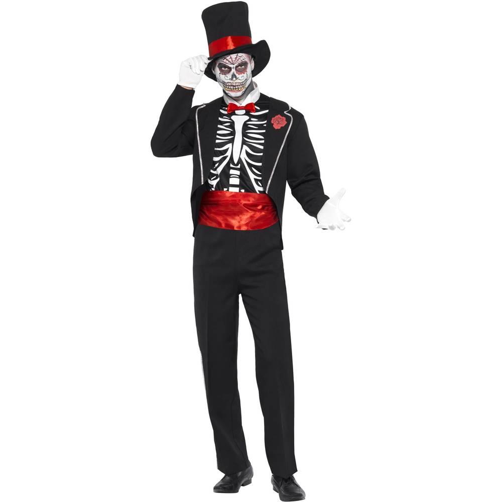 Smiffys Mens Day Of The Dead Costume Set