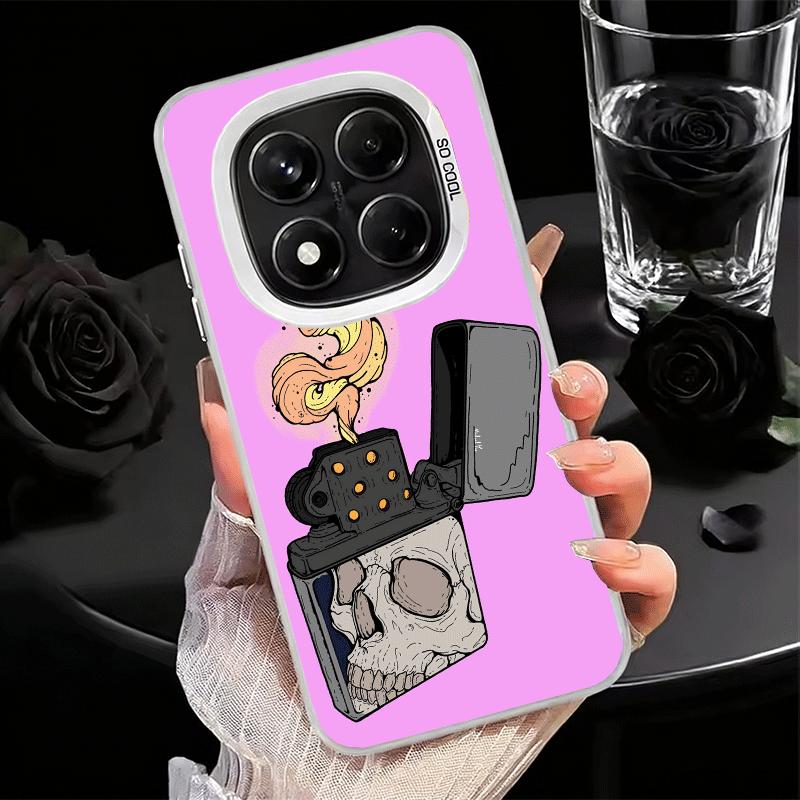 Легкий чехол для телефона с классным рисунком, мягкий, для Xiaomi Redmi Note 13 14 15 Pro Plus 12S 12 11S 11 11T 10S 10, противоударная задняя крышка