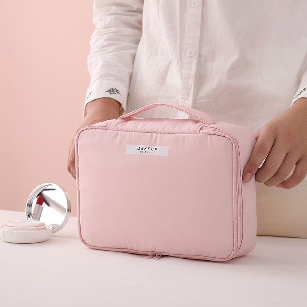 Capacity Zipper Wash Pouch Travel Organizer Women Toiletry Bag Cosmetic Bags Korean Storage Bags
