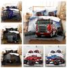 3D Truck Bedding Set Men's and Boys' Down Duvet Covers Pillowcases 2/3pc Single Double Bed Duvet Cover Set Teens Gift