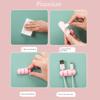 Cable Clip Desk USB Cable Organizer Silicone Kawaii Cable Organizer  Desktop Organizer