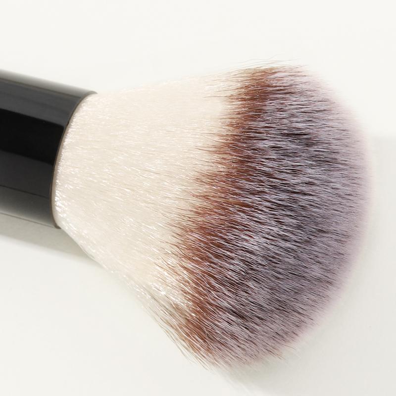 Профессиональная деревянная кисть для макияжа, 1 шт., кисть для румян, одиночная косметическая кисть для порошка, индивидуальный логотип