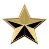 3D Metal Five-pointed Star Logo Car Fender Emblem Sticker Rear Trunk Badge Decal for Nissan Honda MINI Jaguar KIA Lexus Volvo NN25
