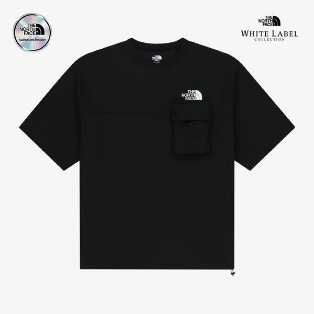 The North Face Ire Pocket Short Sleeve Round Tee Blk Nt7ur18j