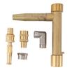 Brass Quick Water Intake Valve Key G1 Thread Brass Quick Coupler Valve for Underground Irrigation