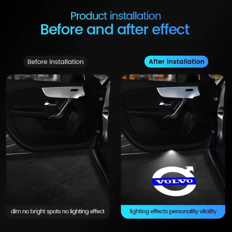 Door Logo LED Light Laser Lighting Projection Welcome Light Suitable For Volvo XC40 XC90 V40 V90 V60 XC60 S80 S60 S90 V90 S80L