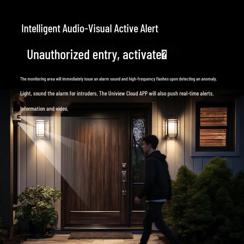 Uniview IPC-Q96S-JY Dual-Lens Outdoor Wi-Fi Security Camera CN plug (adapter included)