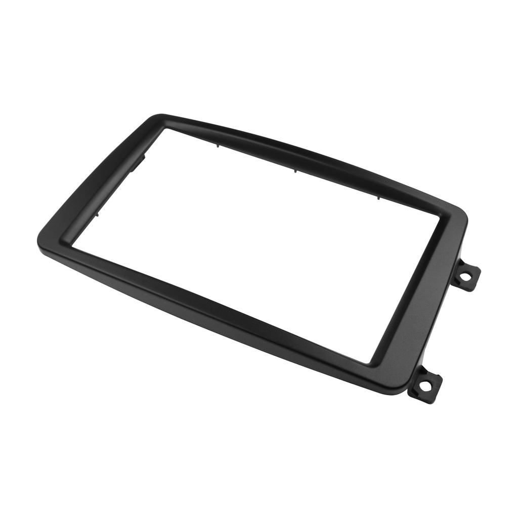 Double 2 Din Stereo Panel for BENZ C-klasse (W203) Fascia Black Color Radio Refitting Dash Mounting Installation Trim Kit Face