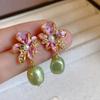 Light Luxury Bohemian Earrings Women Ear Jewelry Sweet Drop Earrings Flower Stud Earrings  Gift