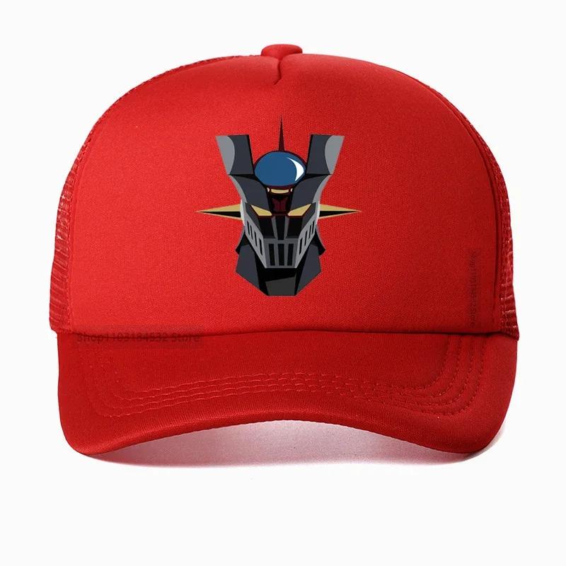 Unisex summer Dad hat Anime Mazinger Z baseball cap Für Männer Design Kurzarm Mode Benutzerdefinierte Plus Cartoon Camiseta hats