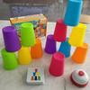Kids' Educational Speed Stacking Cups - Interactive Tabletop Game for Kindergarten & Parent-Child Play