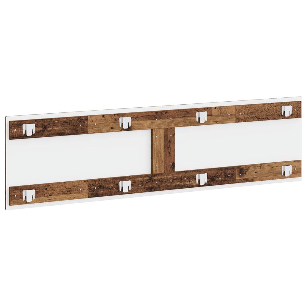 Wall Mounted Headboard ZWOLLE Reclaimed Wood Engineered Wood