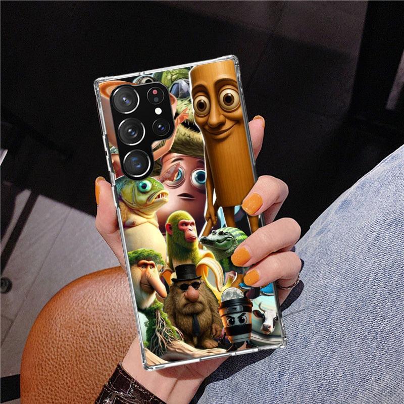Italian Brainrot Animals Phone Case For Samsung Galaxy S24 S25 Edge S26 Ultra S23 S22 S21 Plus S20 FE + Personalized Print Cover