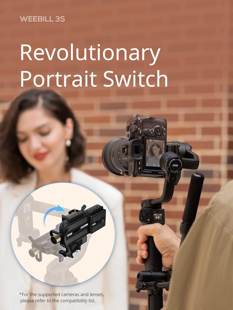 Флагманский стабилизатор ZHIYUN Weebill 3S для беззеркальных DSLR, легкий, с OLED, поддержка быстрой зарядки PD, гарантия [Официальный магазин], 3-осевой, для камер, встроенный