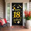 Легкая установка Праздничный баннер Счастливого 18-летия Баннер для празднования юбилея дня рождения Для украшения мероприятия Декор для вечеринки День рождения