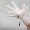 100PCS Wholesale Disposable White Nitrile Gloves Powder - Free Highly Elastic Powder - Free Protective Food - Grade Thickened Wear - Resistant Gloves