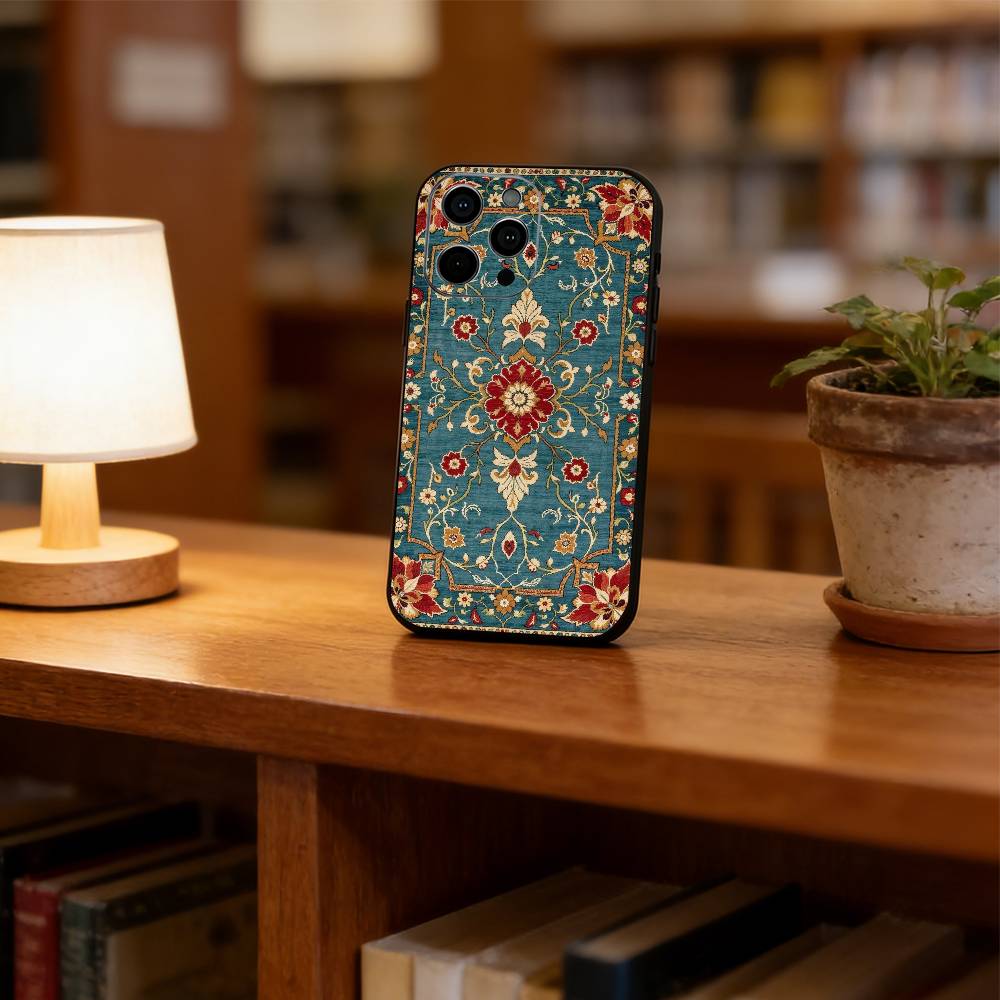 Чехол для телефона с персидским ковром, силиконовый, мягкий, для IPhone 17 16 15 14 13 12 11 X XR Plus Pro Max Plus