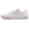 Cali Slip Resistant Lightweight Low Top Skate Shoes Women Sneakers White Pink 369155-13