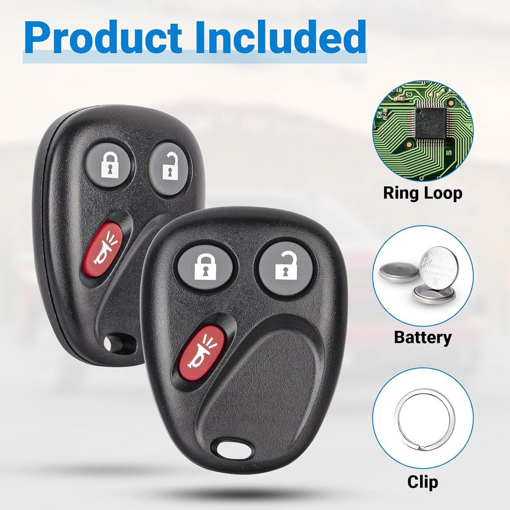 Замена брелока сигнализации для автомобиля без ключа для Chevy Chevrolet Silverado Tahoe Avalanche Equinox SSR Suburban/GMC Sierra Yukon/Cadillac 2003-2007 гг.