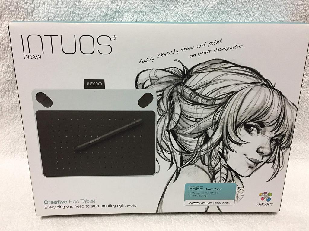 Wacom Intuos Draw (Old Model) Pen-only Drawing Beginner's Model, Small, White, CTL-490/W0