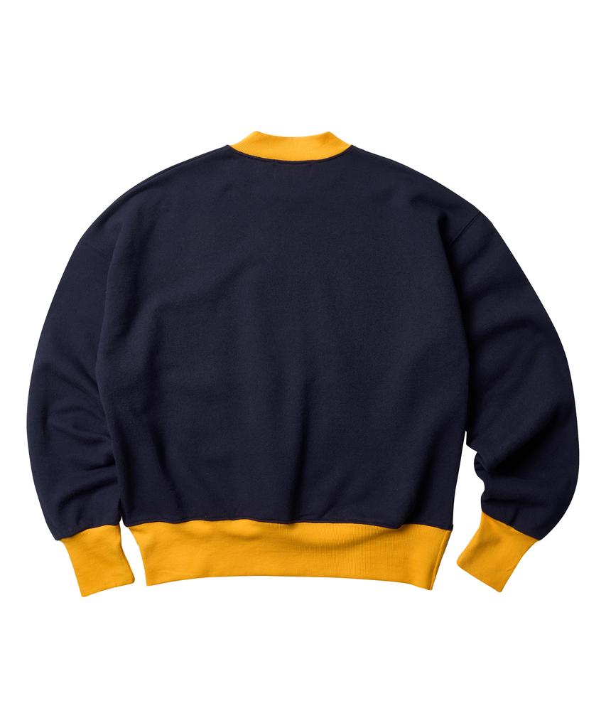 GOLDEN SUNSHINE G.D.S Round Half Zip-Up_Navy