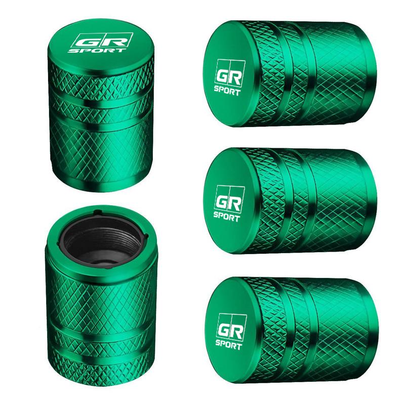 For Toyota ew135PCS Car Valve Caps Wheel Tires Air Tyre Stem Protect Cover For Toyota GR Sport Gazoo Racing Yaris 86 Corolla Hilux Supra C-HR QAZ1