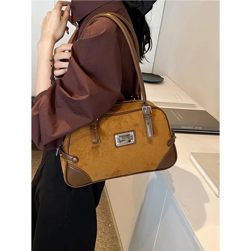 Осенне-зимняя ретро матовая женская сумка, новая мода, сумка через плечо для поездок на работу, женская повседневная рабочая сумка