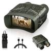 Night Vision Goggles-4K Night Vision Binoculars For Adults Camouflage 3'' Large Screen Binoculars Can Save Photo And Video With Rechargeable Battery