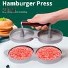 Burger Press Patty Maker Aluminum Alloy Hamburger Fish Patty Press Mold for Meat Beef Veggie Burger Grill BBQ Kitchen Tool