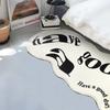Shaggy Area Rug Non Slip Thickened Carpet Absorbent Soft Floor Mat for Bedroom Living Room Home Decor Washable Bedroom Decor