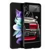 Чехол для телефона Samsung Galaxy Z Flip 3 4 5 складной мобильный чехол жесткий ПК Fundas черный защитный чехол японский спортивный автомобиль JDM