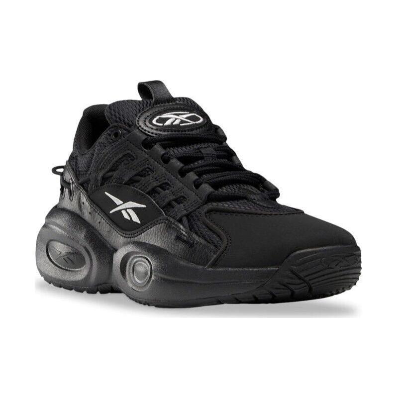 Reebok Кроссовки Solution Mid Unisex Высокие Винтажные Баскетбольные Черные GY0933