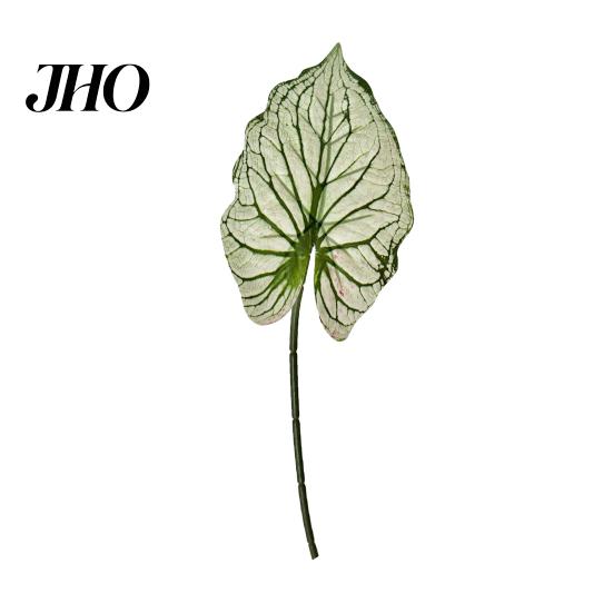 High-quality Synthetic Leaves Artificial Alocasia Leaf Faux Greenery Plants Stem Realistic Fake Tropical Natural Look for DIY Wedding Centerpiece