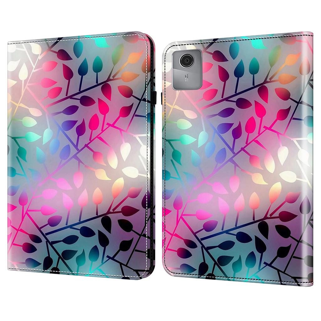 Для Lenovo Tab M11/Xiaoxin Pad 11 2024 Чехол Кожаная Обложка для Планшета с Держателем для Карт