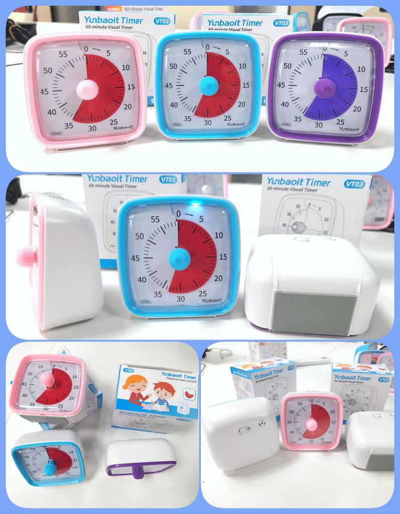 Kids' Visual Timer & Alarm Clock for Self-Discipline and Study