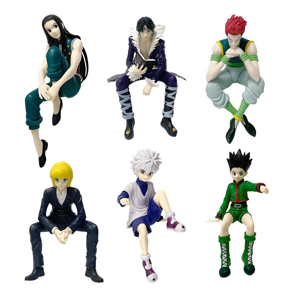 14 см Аниме Фигурка Hunter×Hunter Призрачная труппа Хисока Фигурка Экшн Подставка для лапши Украшение комнаты Подставка для лапши ПВХ Модель Игрушки