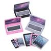 3Pcs/Set Simulation Mini Laptop Computer Tablet Cell Phone Dollhouse Miniature 1:12 Alloy Crafts Dollhouse Decor DIY Accessories