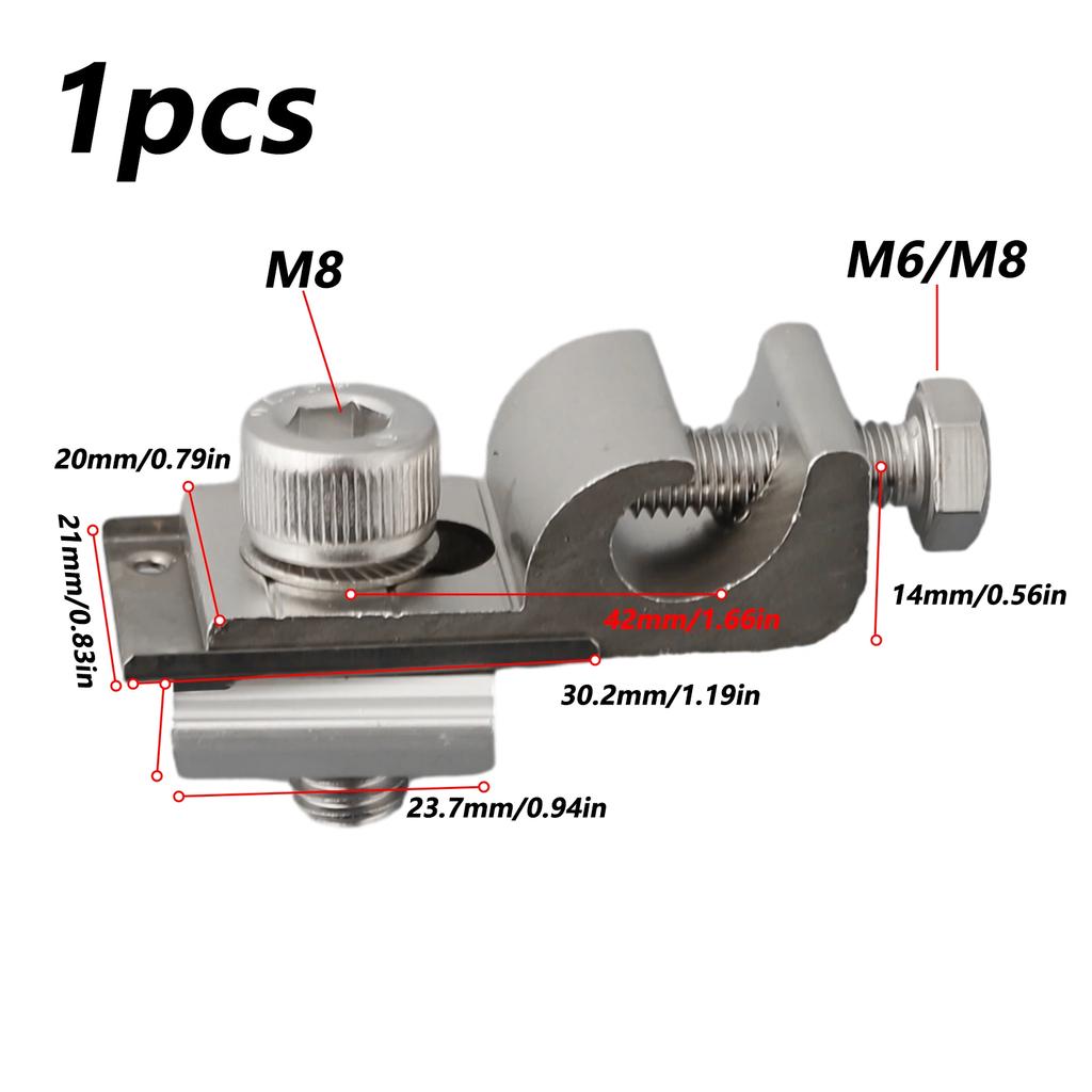 Aluminum Bracket Clamp For Grounding Photovoltaic Systems On Roof Carport Floor Aluminum Rails And Steel Beams