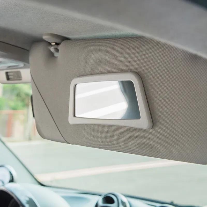 Car Makeup Mirror Portable Auto Sun-Shading Visor HD Mirrors Car Interior Mirror For Smart Fortwo 451 2009-2014 Car-styling