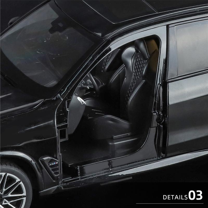 1/18 BMW X5M 2025 Внедорожник Сплав Модель автомобиля Литые Металлические Внедорожники Модель автомобиля Высокая Симуляция Коллекция Детская Игрушка Подарок