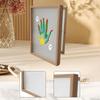 Family Handprint Photo Frame DIY Craft Keepsake Home Wood Picture for Couple