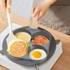 Сковорода для жарки яиц 4-в-1, Антипригарная сковорода для блинов с 4 ячейками, Посуда для завтрака, Жаровня для яиц, бургеров, стейков, для газовой плиты, индукционной плиты