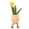 Tulip Plush Toy Good Resilience Odorless Cute Soft Fluffy Plant Ornament for Home Office Car Decor