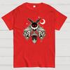 Cute mothman Cotton Summer Casual Cool Loose T-Shirt