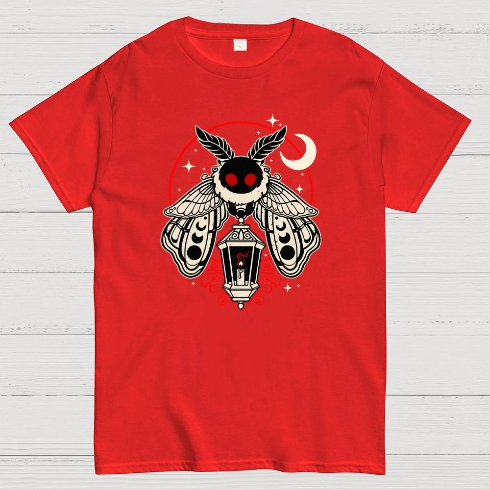 Cute mothman Cotton Summer Casual Cool Loose T-Shirt
