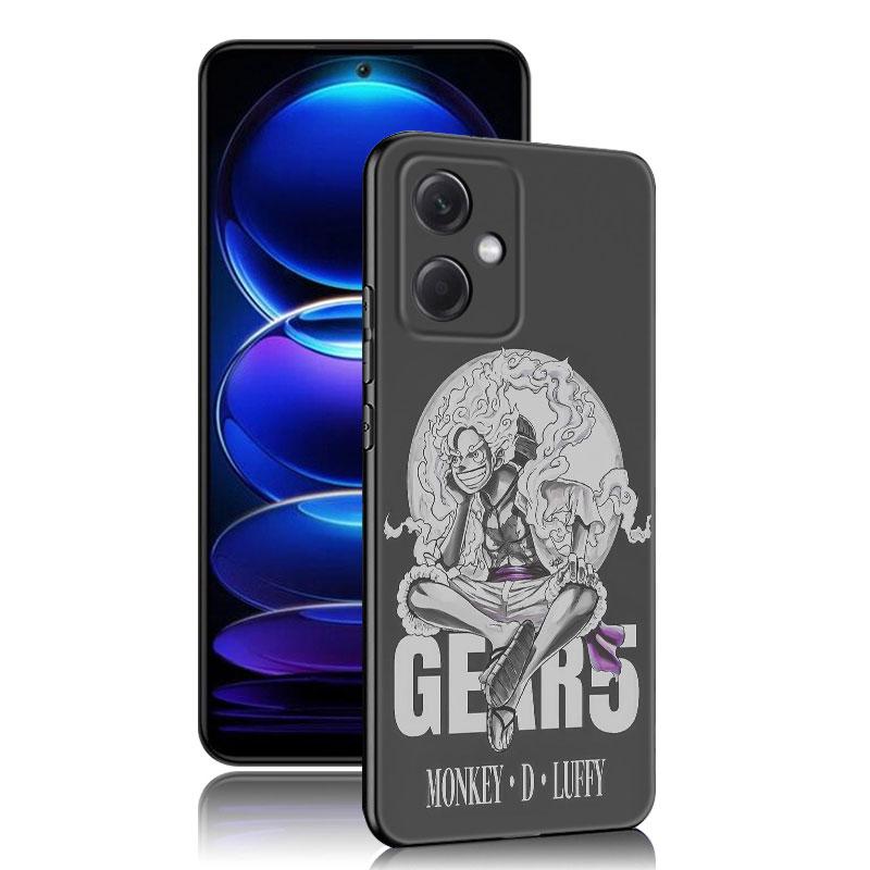 Luffy's Gear 5 аниме черный силиконовый чехол для телефона Xiaomi Redmi Note 10 11 11S 12 13 4G 8 9 11T Pro 5G Plus 8T 9S 10S 12S