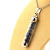 Stones and Minerals. Raw Kyanite Necklace. Rectangle Model.