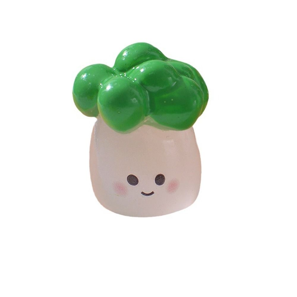 Cute Simulation Luminous Vegetables Mini Fake Vegetables Home Kitchen Decorations