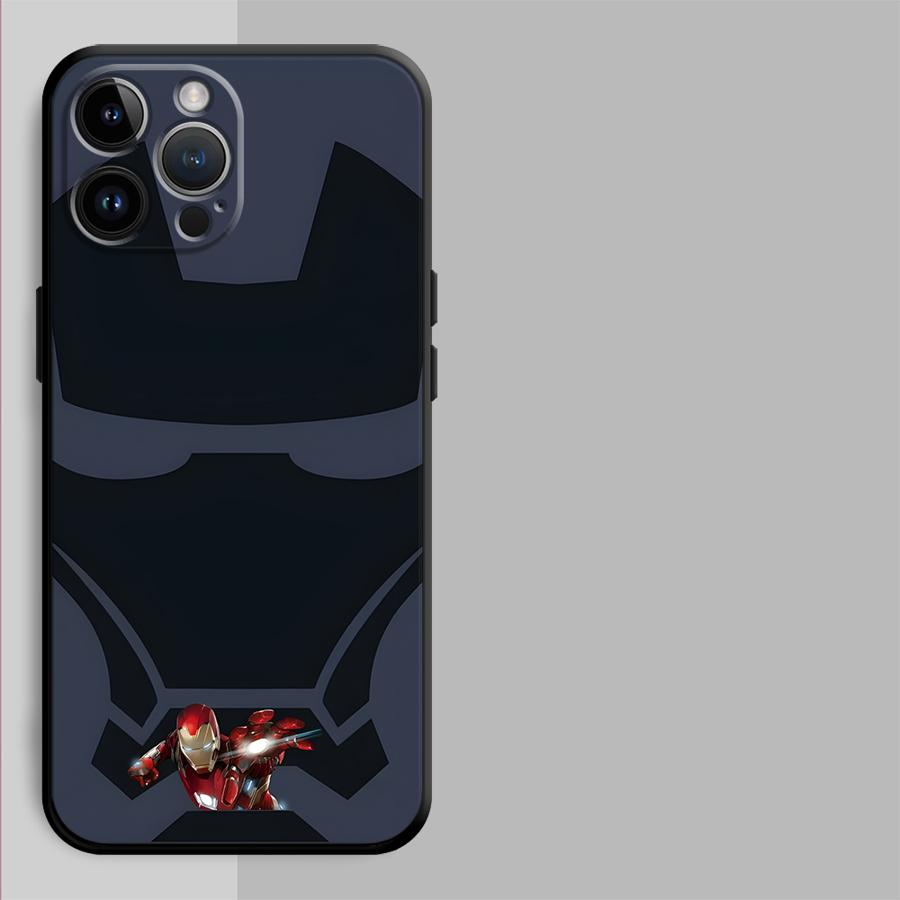 Чехол для телефона Apple iPhone 11 16 XR XS MAX 15 Pro 7 8 Air 13 14 17 Pro Max 12 Funda Чехол для телефона Marvel Железный Человек Арт